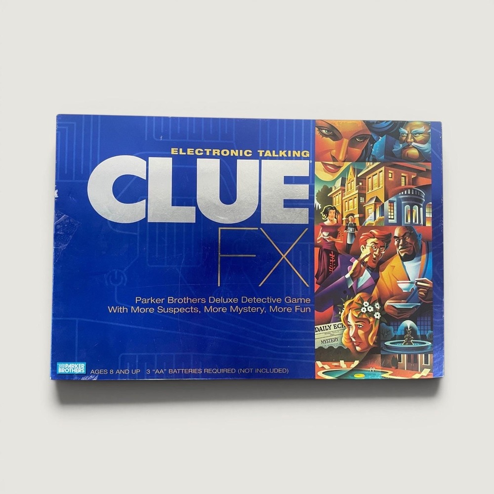 Clue FX Electronic Talking‎ Board Game 2003 Parker Brothers Hasbro Complete